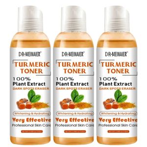 3pcs Whitening Turmeric Toner Brightening Face Serum Dark Corrector Moisturizing Vitamin C ขิง Essence เครื่องสําอางเกาหลี