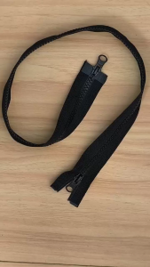 Resleting jaket vislon ukuran 2 arah atau 2 kepala isi 12 pcs