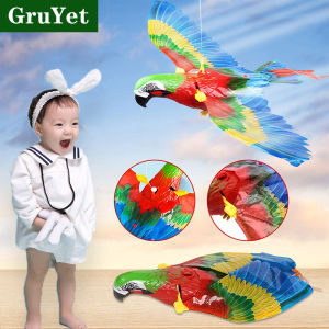 Electric Flying Bird Toys for Kids Hanging Parrot Flying Toy Simulation Bird Toy Reaction Training