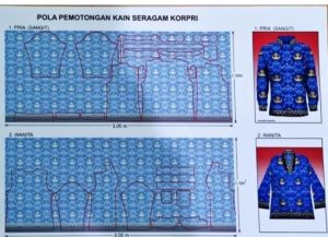TERBARU !! BAHAN KORPRI 50C