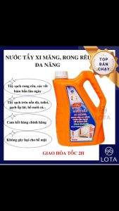 DUNG DỊCH TẨY RONG RÊU XI MĂNG CỰC MẠNH SIFA chất tẩy sàn nhà siêu tốc nước tẩy rửa toilet phòng tắm gạch ghế đá hồ cá bồn cầu KUMORI