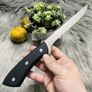 Dao gọt lọc đức thép không gỉ nguyên khối dài 27cm siêu sắc bén - Dao làm bếp