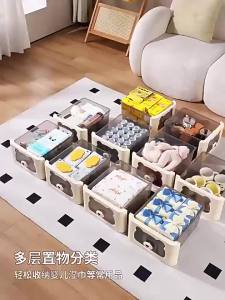 🌟Kids Room Essential】LIVING STORE Toy Storage Rack Baby Organizer Rak Mainan Kanak Drawer Storage Rak Barang Bayi Baby Rack Organizer