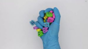 50pcs Molar Shaped Rubber Erasers Dentist Gift Cute Tooth Shape Dental Clinic Rubber Gift Suitable for Children and Students