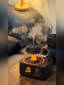 Ringke Rotating Water Drop Humidifier Household Silent Living Room Bedroom Desktop USB Retro Decoration Birthday Gift