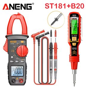 ANENG | Máy Đo Kẹp ANENG ST181 Với Bộ Kiểm Tra Điện Áp Hai Đầu B20 Bộ Dụng Cụ Điện Chuyên Nghiệp 400A 600V NCV True RMS 12-1000V Kèm Tua Vít Thử Nghiệm