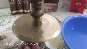 Dung dịch lau bóng đồ dùng bằng đồng thau Howard Pine-Ola Copper & Brass Polish CB0008 (USA) 236ml