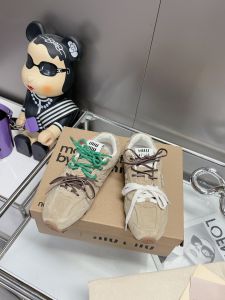 Elice Retro Leather Double Color Shoelaces Casual Deqin Shoes Womens Agan Flat Bottom Commuter Running Shoes