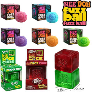 Nee Doh Fuzz Ball Series Desktop decompress Ornament Stress Relief Toys Squishy Toys for Under Pressure Fun Soft Stress Ball
