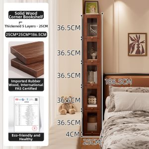 ZHUSHANXIA | Space Saving Storage Shelf Bookcase
