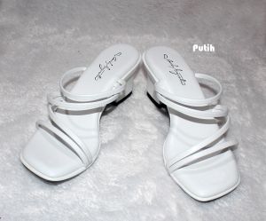 Kp sandal valencia  cewe kekinian sandal wedges hak tahu tinggi 5cm / sandal tali bahan jelly realpict