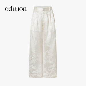edition | Oriental Jacquard Silk Blend Trousers