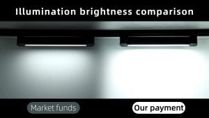 LED Track Light Magnetic Rail Lamp Ceiling spotlight Bar 12W 20W 30W 40W Family Living Room Clothing Store Lighting