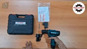 MODERN M-12V Bor Cordless Drill Baterai Batre Tangan Kayu Besi Tanpa Kabel Charger Cas Mesin M12V M-12 V M12 V