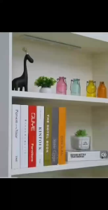 [ BorongPro ] Intelligent Light Cat Eye 3 Color Dimmable Motion Sensor Rechargeable Light LED Desk Lamp Kitchen Cabinet Wardrobe Lamp