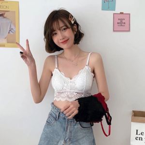 💥[B001] Áo mặc trong REN HOA HAI DÂY có mút đệm vải mềm mịn quyến rũ - L2M