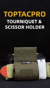 TOPTACPRO TA Tactical Tourniquet Holder Pouch Medical First Aid Kits Lightweight 8529