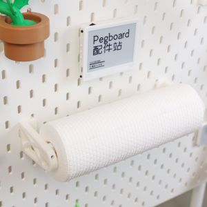 Kitchen Cloth Holder Rack for IKEA SKADIS Storage Board Plastic Hook Installation Lazy Bracket Organizer DIY Brand