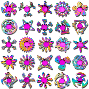 27 Phong Cách Hợp Kim Nhiều Màu Sắc Đầu Ngón Tay Con Quay Hồi Chuyển Giải Nén Đồ Chơi Chói Mắt Fidget Spinner Lưới Đỏ Nhỏ Chơi Con Quay Ngón Tay Để Giảm Căng Thẳng