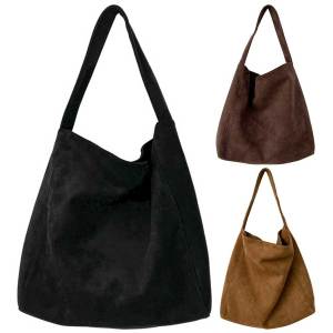 Fashionable Women Crossbody Bag in Tweed Fabric Retro Style Suitable for Daily and Weekend Outings