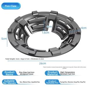 BESSGROUP | Windproof Slip-resistant Gas Stove Frame