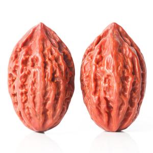 Fruity Wood Plaything Grows Wild White Mountain Hawthorn Northeast Willow Leaf High Throw Walnut Disk for Handling And Playing