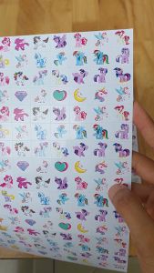 Sticker khen thưởng NGỰA PONY tờ A4 - 159 Stick - SP23