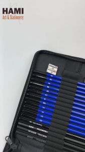 Bộ chì phát thảo túi dây kéo KALOUR 33 chi tiết vẽ truyền thần HT-PN033