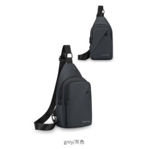 Casual Large Capacity Waterproof Mens Crossbody Bag Fashionable Outdoor Leisure Chest Bag Stylish Trendy Single-Shoulder Bag