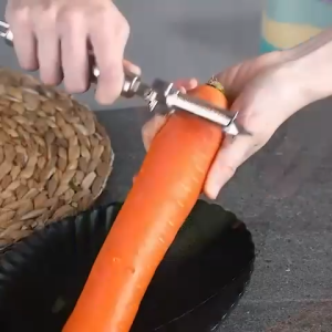 Pengikis Makanan Alat Pengupas Stainless Steel Peeler Creative Convenient Peeler Planer Kitchen Gadgets Vegetables And Fruits Scraper