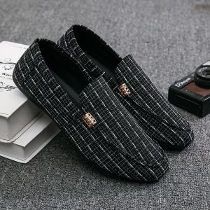 JIFANPAUL | Casual Breathable Men Canvas Slip-on Shoes