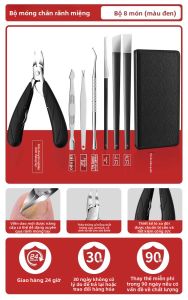 IMLUCKY | Bộ kéo cắt móng tay mũi nhọn nhập khẩu từ Đức Bộ dụng cụ cắt móng tay chuyên nghiệp Thiết bị chăm sóc cá nhân Chăm sóc bàn chân