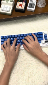 DK67 V2 Pro Keyboard Kit 65% Barebone 3 Mode LCD Knob Gasket Mount Mechanical Keyboard
