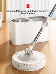 Zhifan | Hand-Free Wash Dry Wet Dual-Use Home Mopping Tool