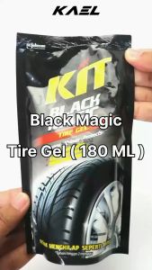 KIT BLACK MAGIC TIRE GEL: Poles Pengkilap Ban Motor & Mobil