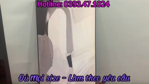 Tranh trừu tượng đen trắng decor nhiều không gian tạo sự tinh tế đẳng cấp in chất liệu canvas nhập khẩu chống nước có khung