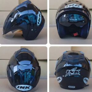 helm ink double visor double kaca original merk BMT ber sni paking kardus