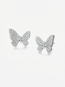 HEFANG Jewelry | Butterfly Shaped Elegant Light Luxury Earrings