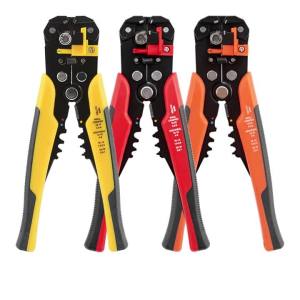 Crimper Cable Cutter Adjustable Automatic Wire Stripper Multifunctional Stripping Crimping Pliers Terminal Hand Tool