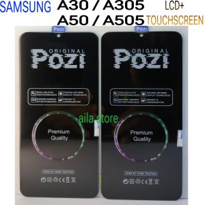 ORIGINAL POZI LCD TOUCHSCREEN SAMSUNG A30 / A305 / A50 /A505 FULL SET
