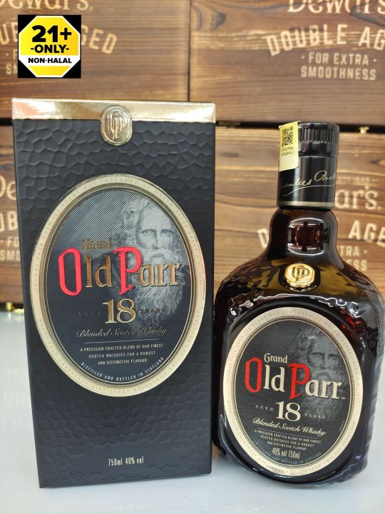 Old Parr 18y Scotch Whisky 750ml 💯 Original Ready Stock Standard