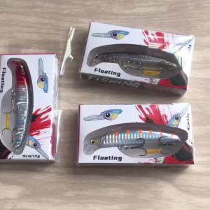 Greenspider 90mm MINNOW Lure 13g Nổi Wobbler Mồi Cứng Cho Đại Dương Sông Hồ Bãi Biển Câu Cá Chất Lượng Chuyên Nghiệp Dụng Cụ Câu Cá
