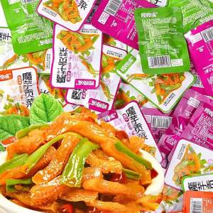 Konjac and Gongcai Spicy Sour Snack  Small Pack