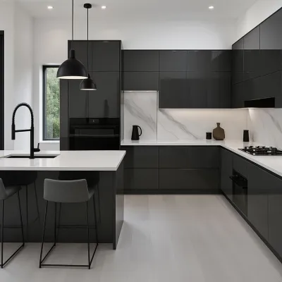 kitchen set minimalis/kitchen set modern wardrobe bedroom set livingroom bedrop tv