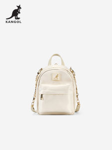 KANGOL Mini Double Shoulder Backpack 2024 New Commuter High-End Versatile Small Bookbag for Women Sweet College Style