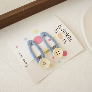 Cute Button Hair Clips Korean Style Baby Hair Clips Forehead Clip Duckbill Clip Girls Hair Accessories Childrens Headwear