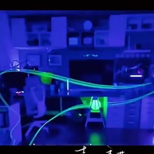 Glowing Rope Launcher Toy A Flying Rope Loop in the Air Brings Endless Tricks and Fun Suitable for Outdoor Festival Party Int