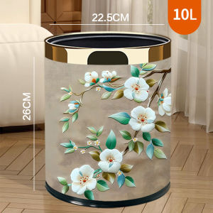 Good-looking Chinese Style Trash Can For Home Living Room New Chinese Style Retro Creative Bedroom Room Chinese Fad Tube