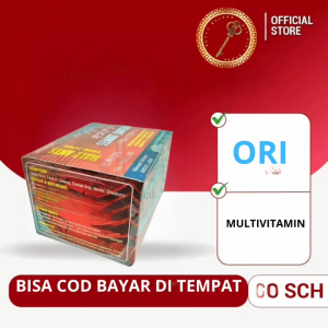 1box 10sachet multivitamin minerAL herbal cap semut bisa cod