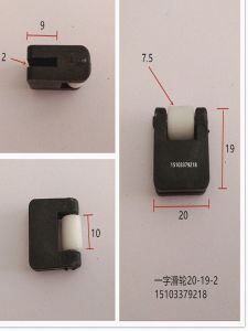 One-Word Nylon Guiding Wheel Slide Shaft Bearing Wheel Sheet Metal Retractable Cover Slide Wheel Directional Wheel